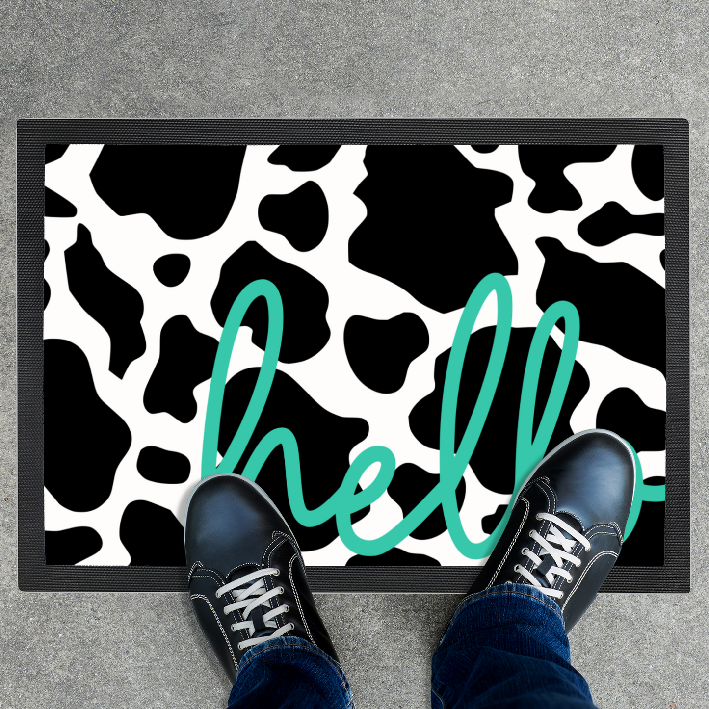 Doormat with Rubber Border