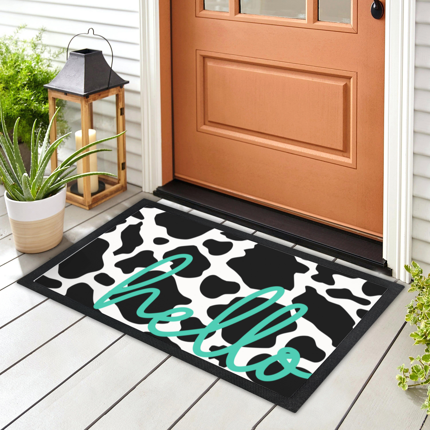 Doormat with Rubber Border