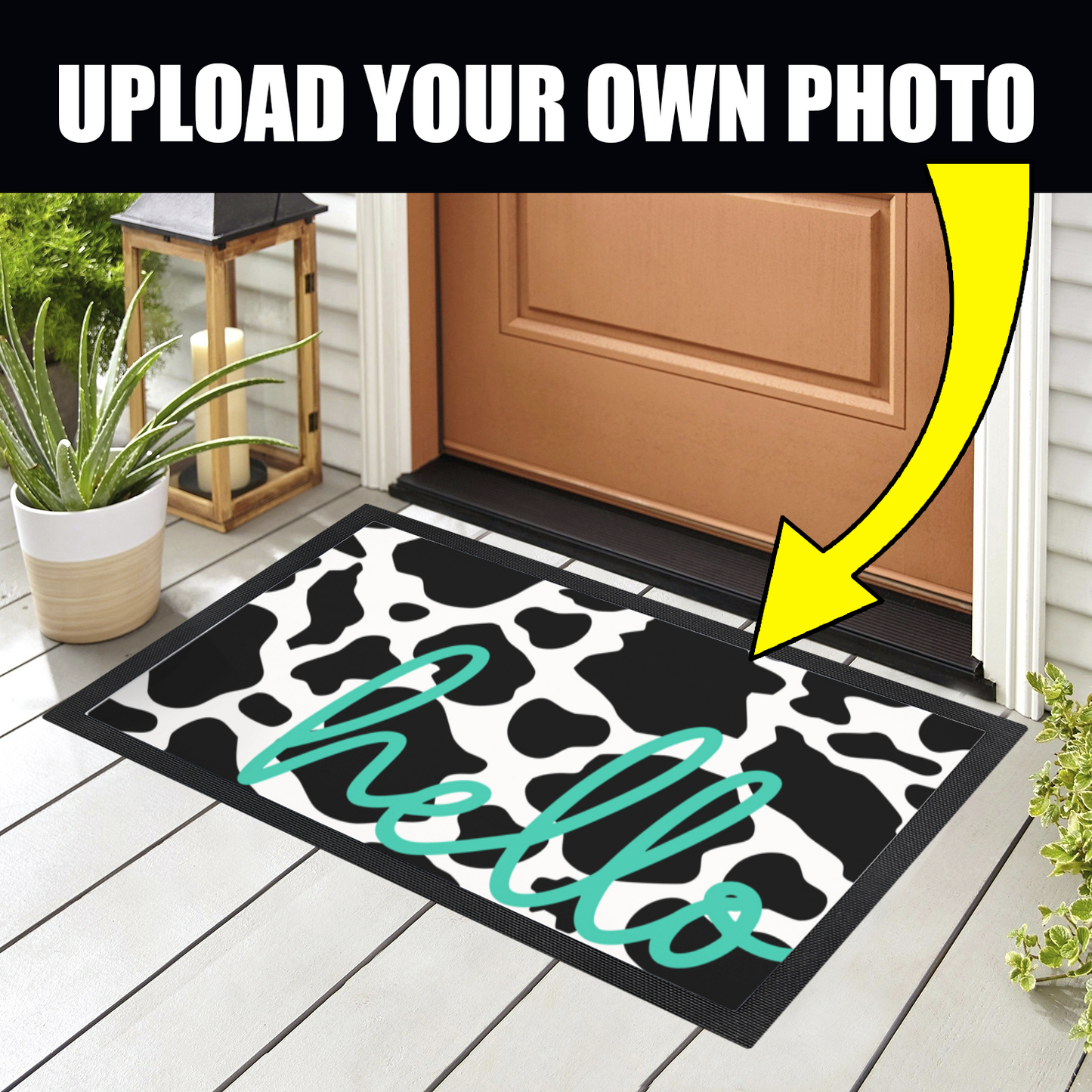 Doormat with Rubber Border
