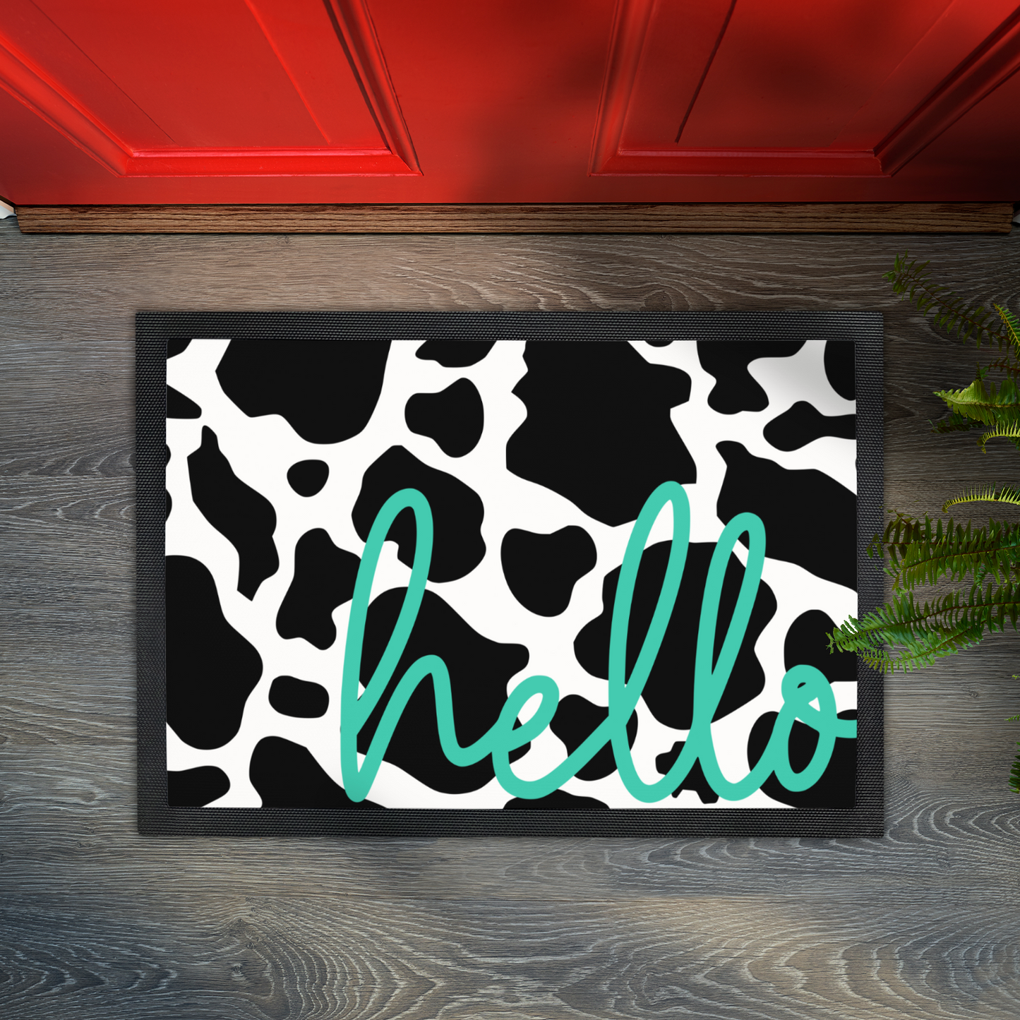 Doormat with Rubber Border