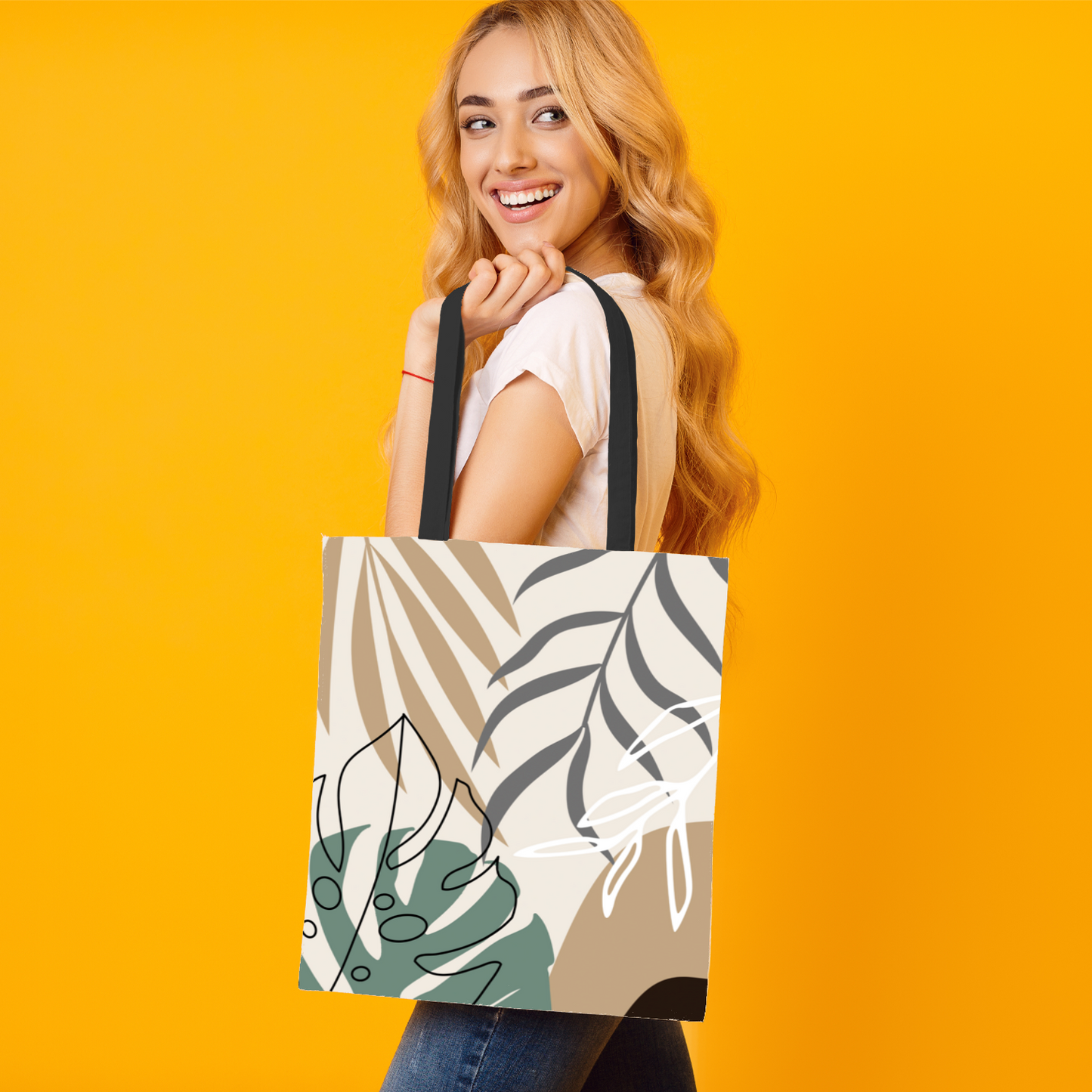 Poly Canvas Tote Bag 47 x 35cm All Over Print