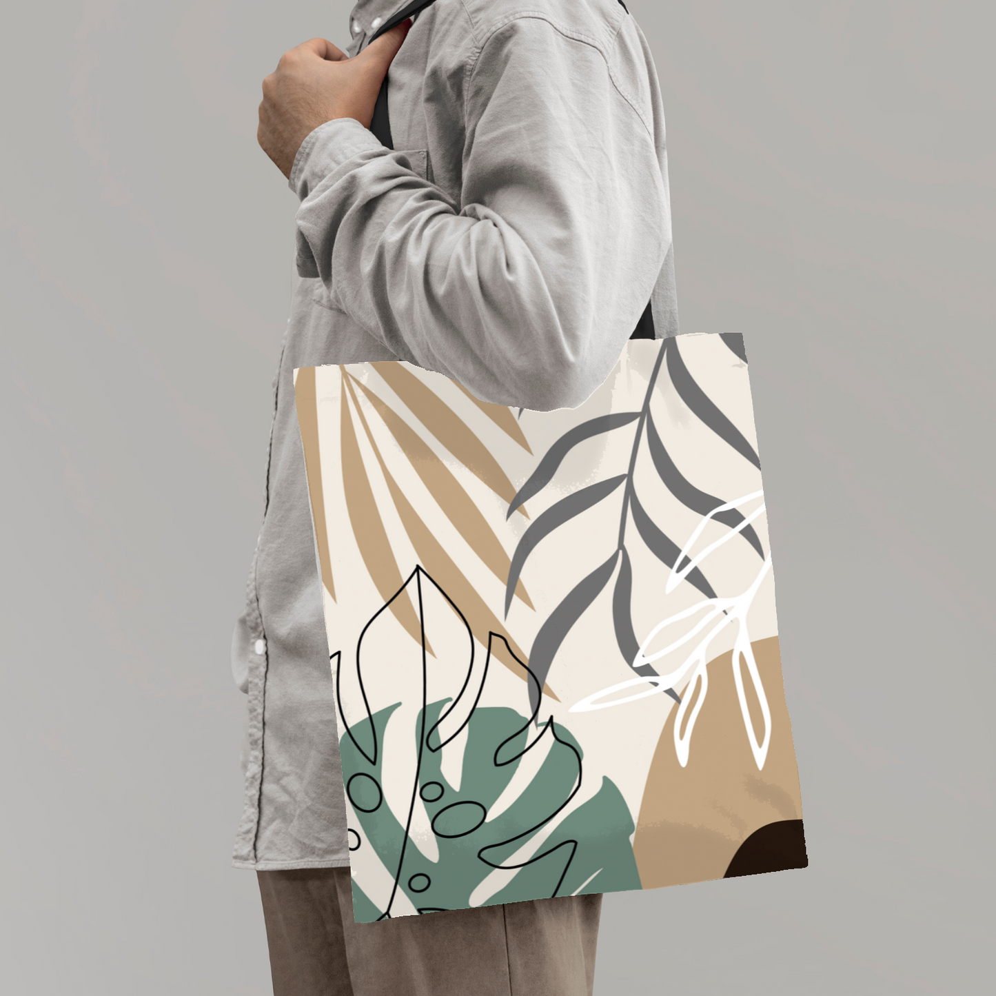Poly Canvas Tote Bag 47 x 35cm All Over Print