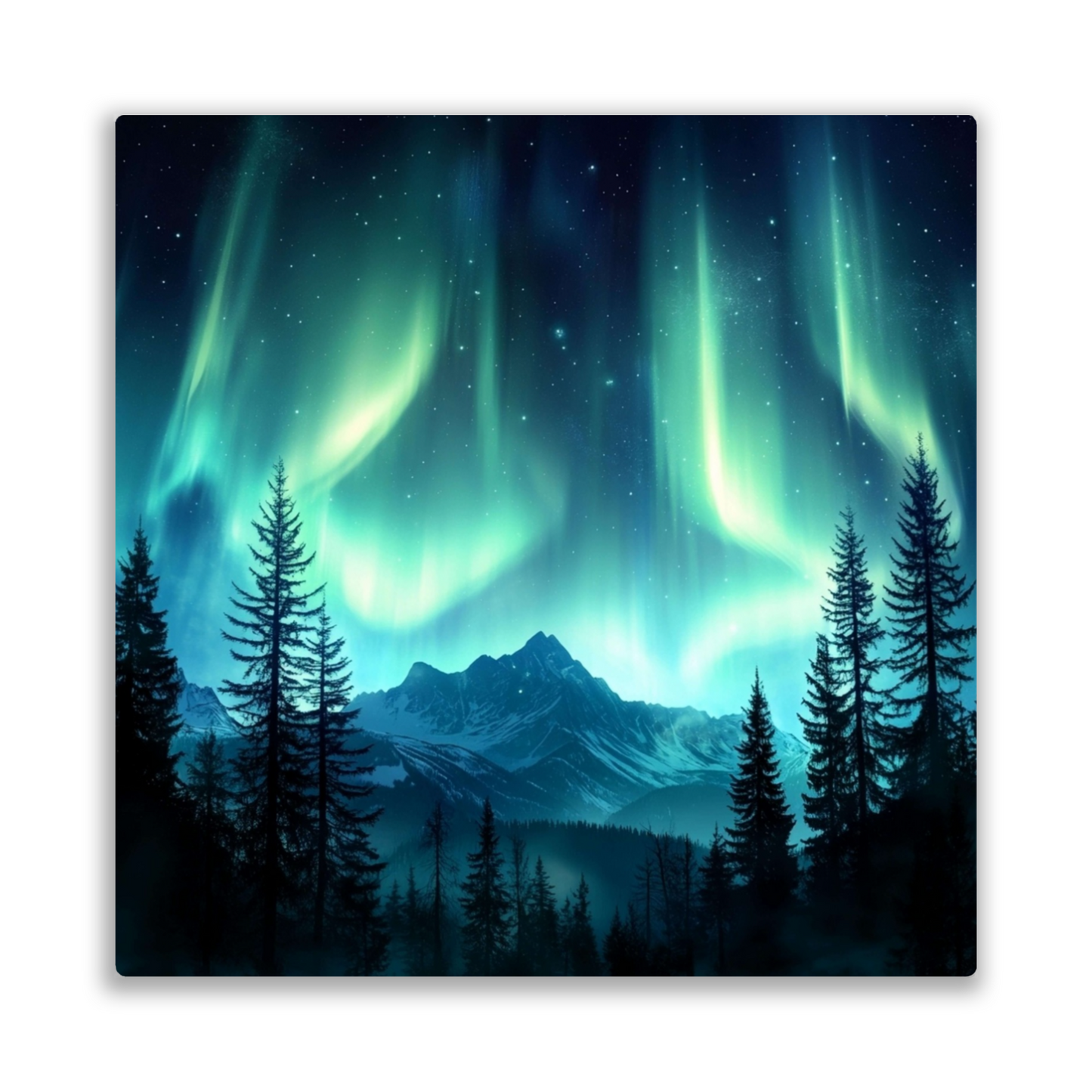 Metal Wall Prints High Gloss Square