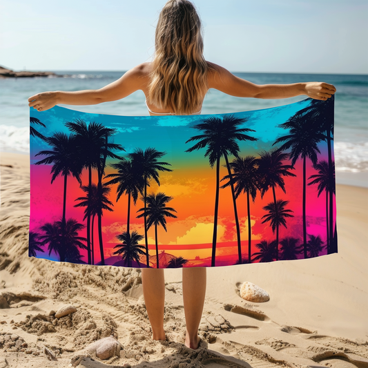 Beach Towel 140 x 70 cm Landscape
