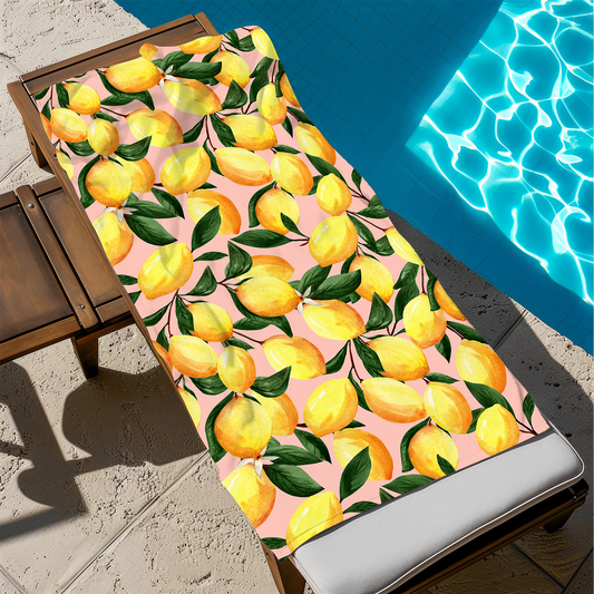 Allover Print Beach Towel 140 x 70 cm Portrait