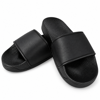 Black DTF Printable Blank Sliders – Sizes 36–47