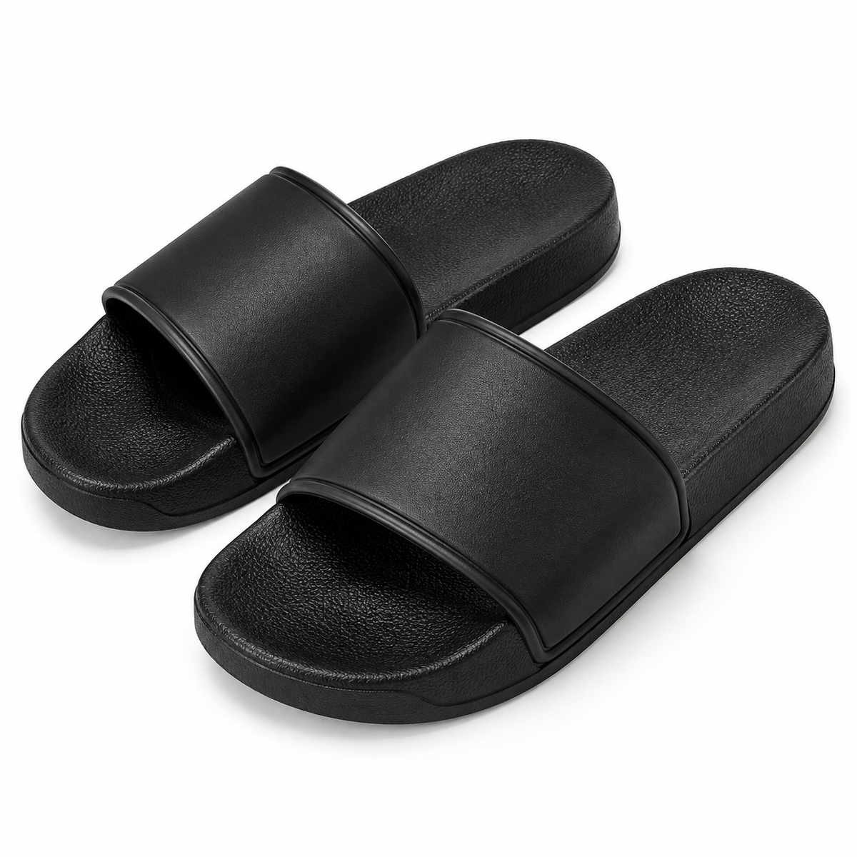 Black DTF Printable Blank Sliders – Sizes 36–47