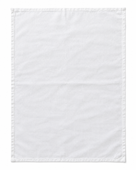 White Cotton Tea Towel Blank – 50cm x 70cm | DTF & HTV