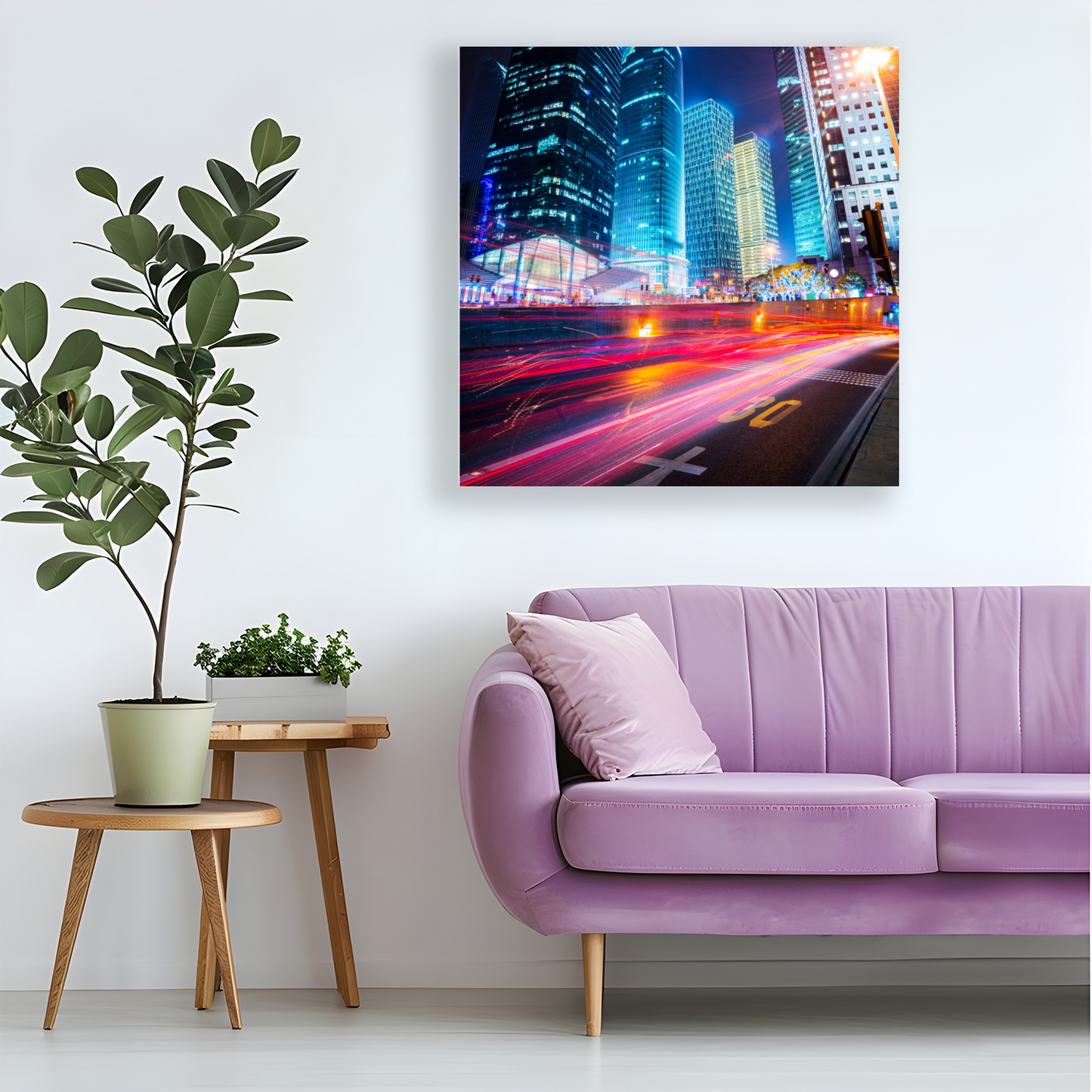 Canvas Fram Wall Art Square