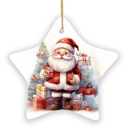 Christmas Tree Ornament - Star Shape