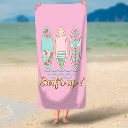 Allover Print Beach Towel 140 x 70 cm Portrait