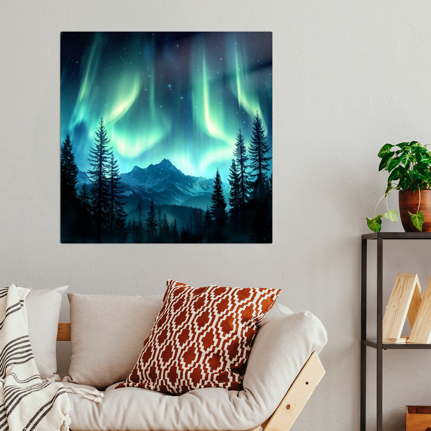 Metal Wall Prints High Gloss Square