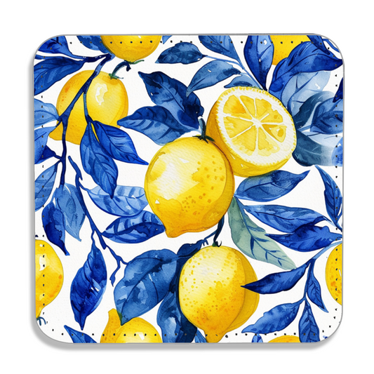 Faux Leather Coaster Single