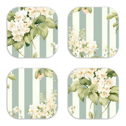 Unisub High Gloss Hardboard Coaster 100 x 100 mm Set Of 4