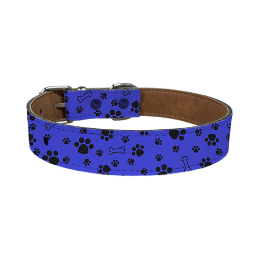 Faux Leather Dog Collar