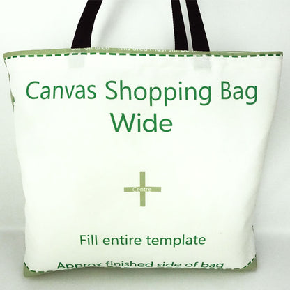 Poly Canvas Shopping Bag 42 x 49 cm All Over Print