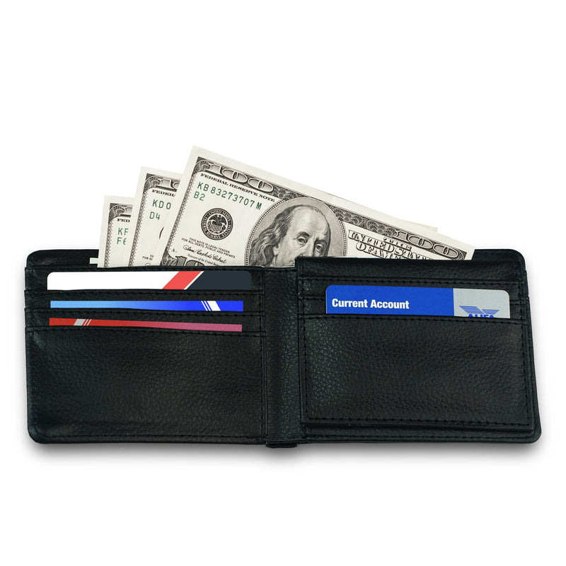 Gentleman's 2 Fold Faux Leather Wallet